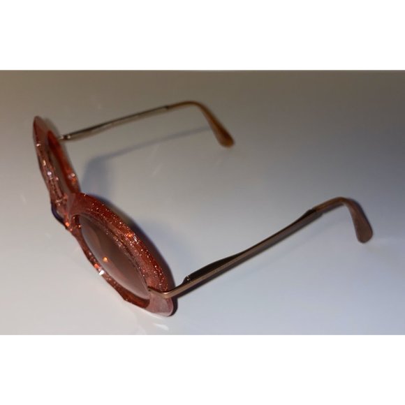 Dolce & Gabbana Nude Pink Crystal Glitter Sunglass